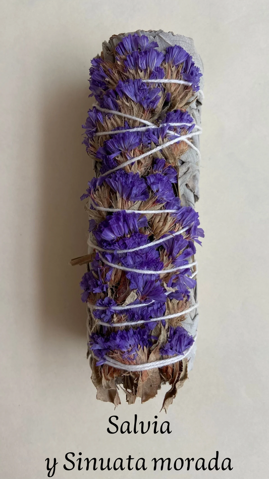 Ramillete Herbal SALVIA Y SINUATA MORADA